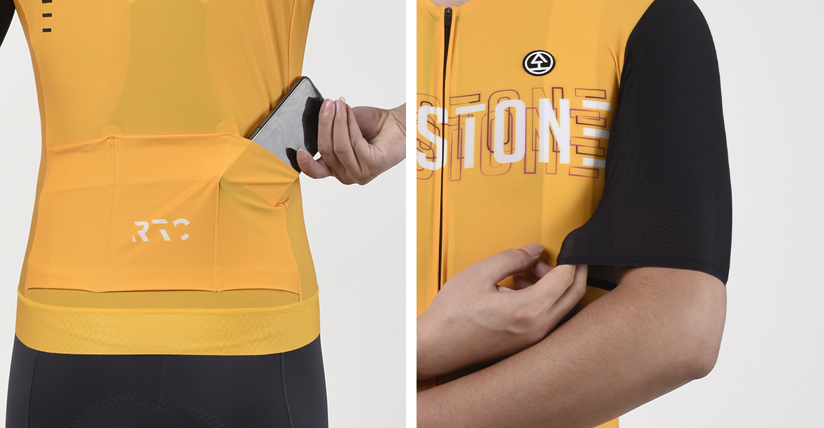 yellow bike jersey