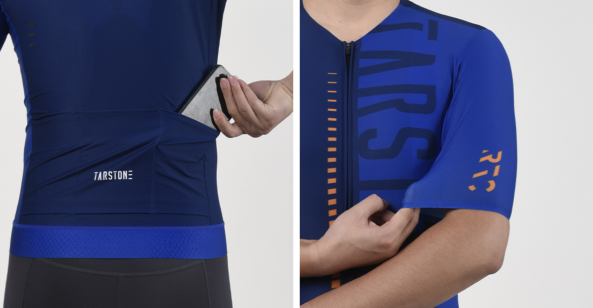 bike jersey blue