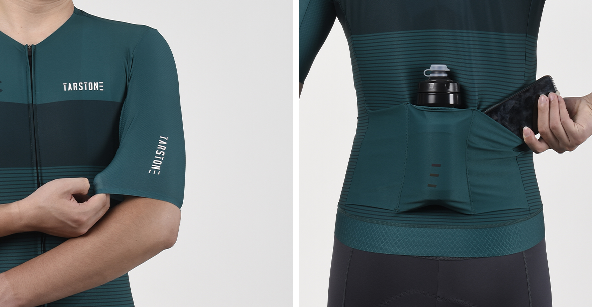 green bike jerseys