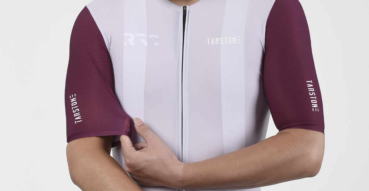 white cycling jersey mens