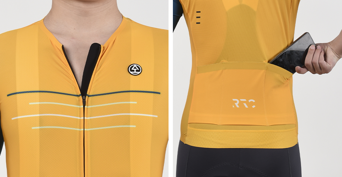 yellow cycling jersey