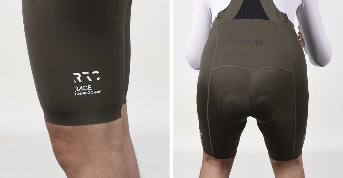 green cycling bib