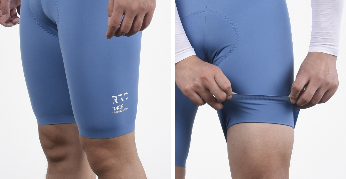 blue cycling bib shorts