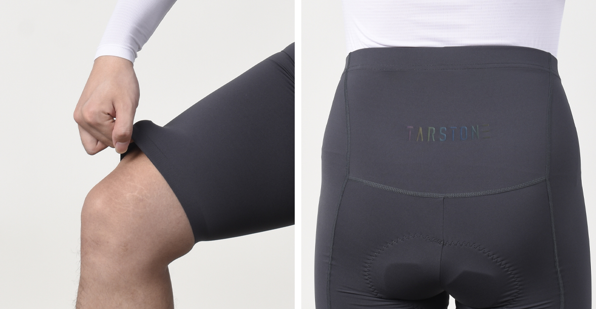 gray bike shorts