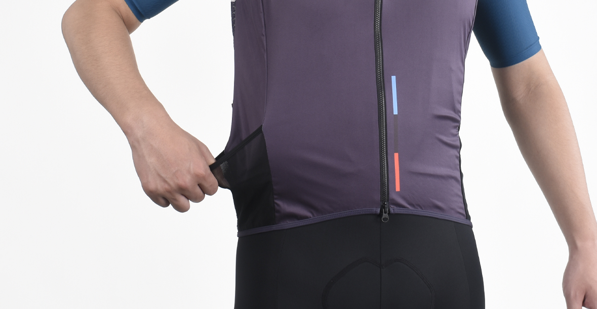 autumn cycling vest