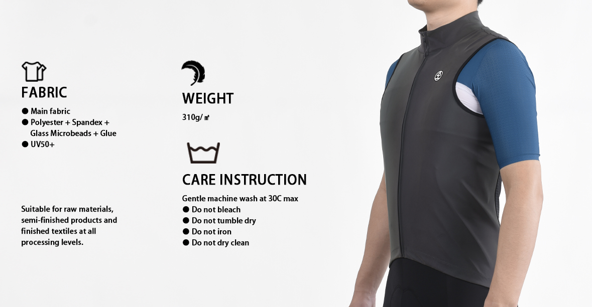 black cycling vest