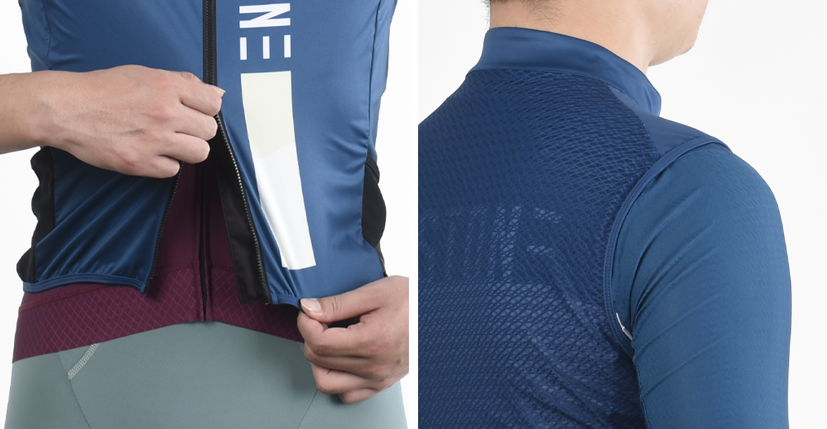 cycling windbreaker vest