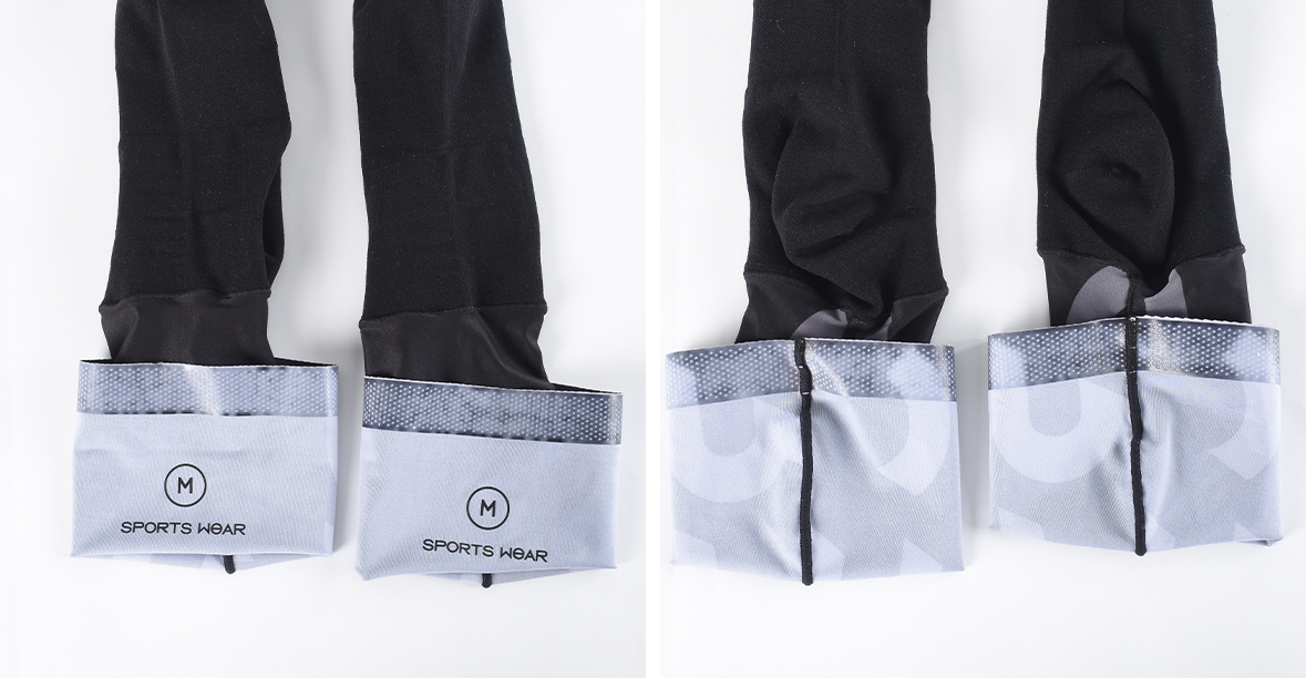 black cycling socks