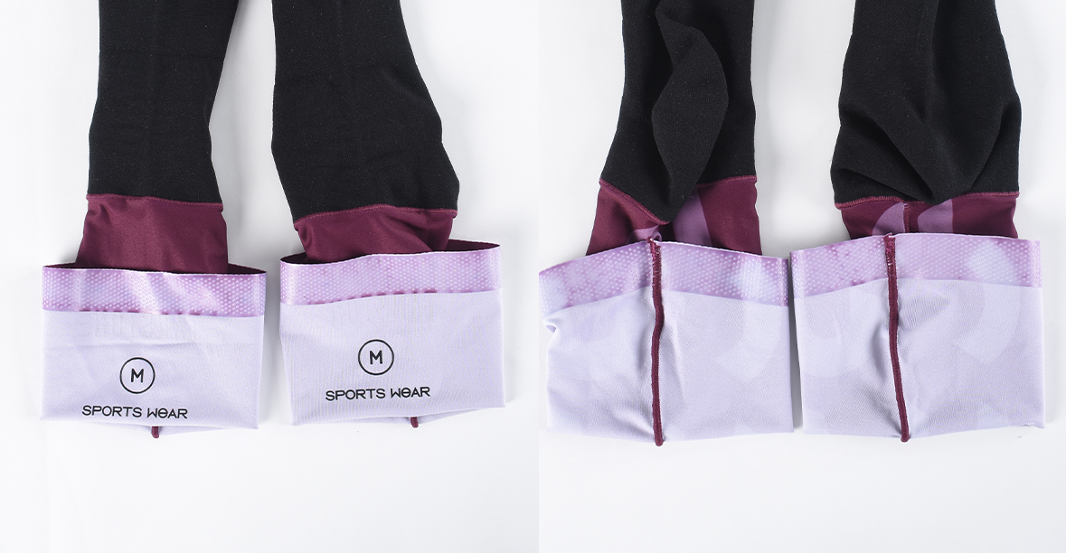 purple cycling socks