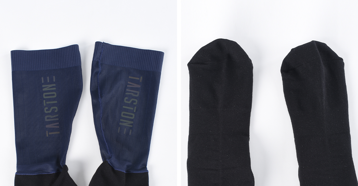 blue bike socks
