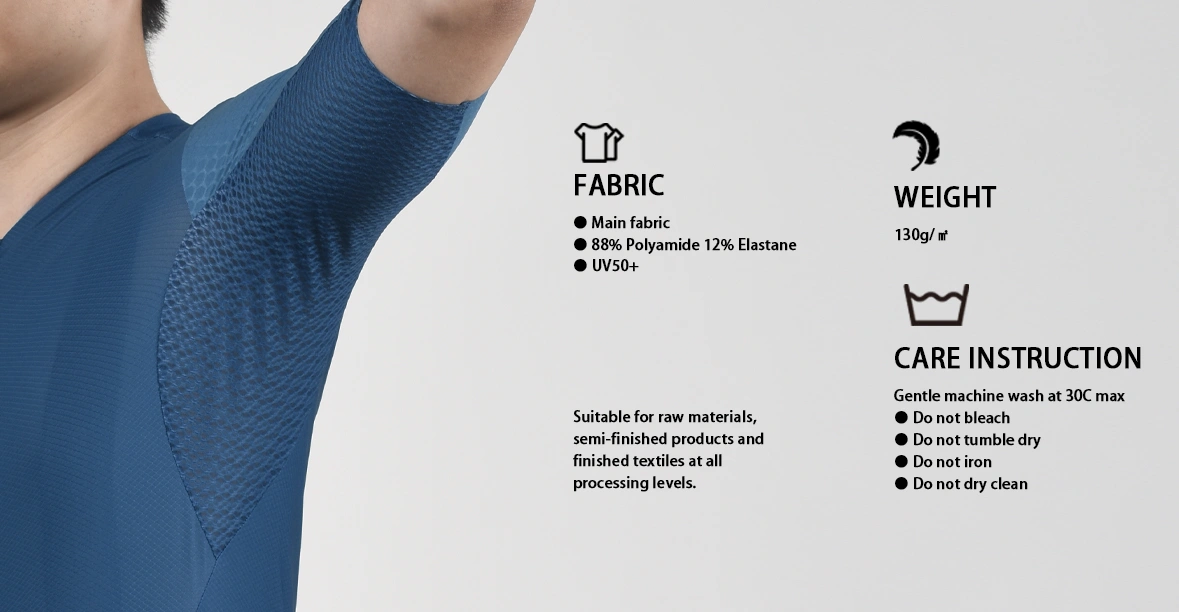 men's blue cycling jersey