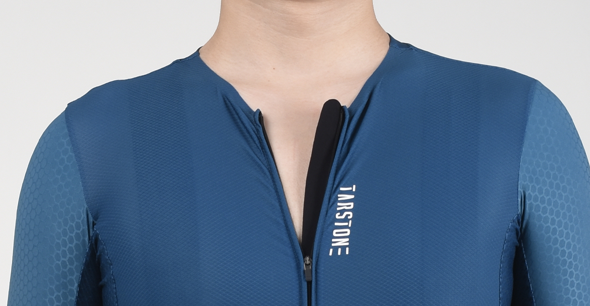 men's blue cycling jersey