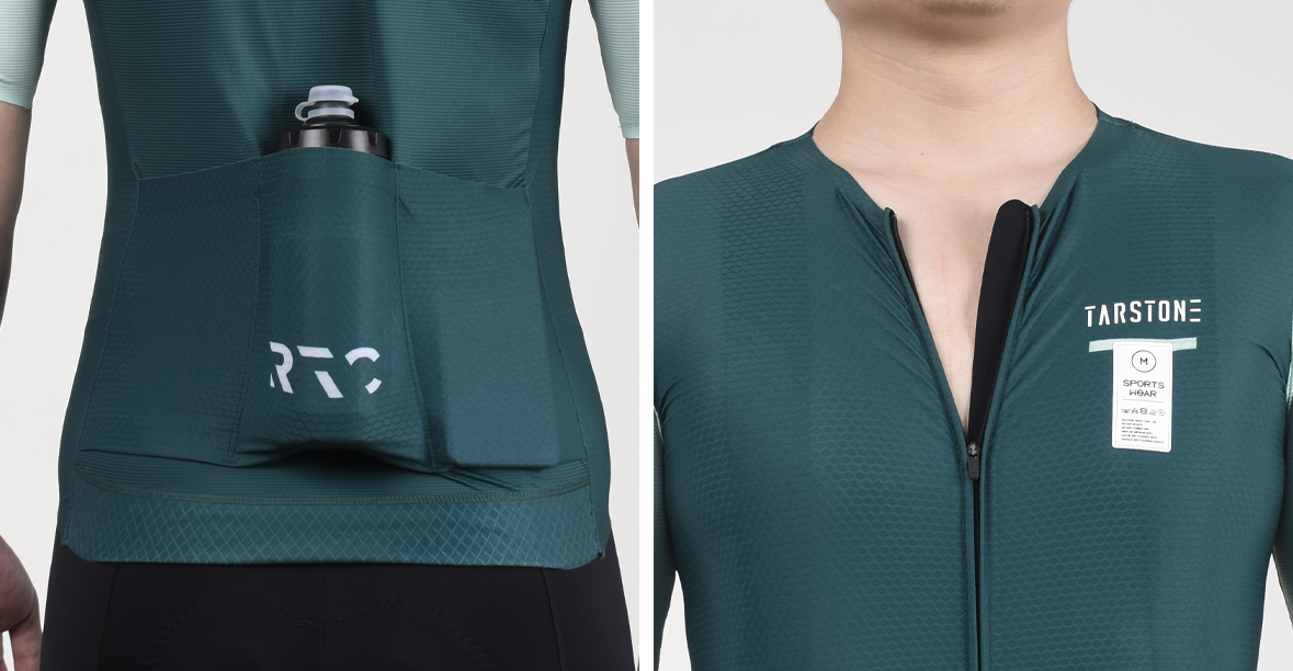cycling jersey green​
