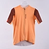 Customize Private Label Pro Fit Cycling Jersey Sweet Wicking Short Sleeve Orange Jersey Cycling Bike Riding Tops