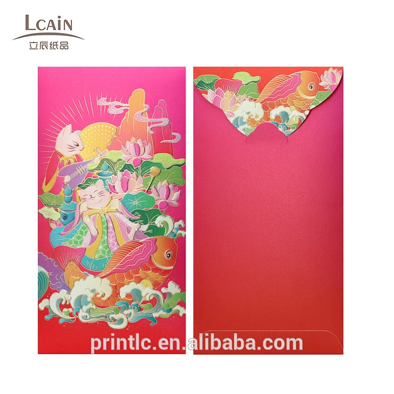 Chinese elements bump bronzing technology red envelope, retro wedding red envelope