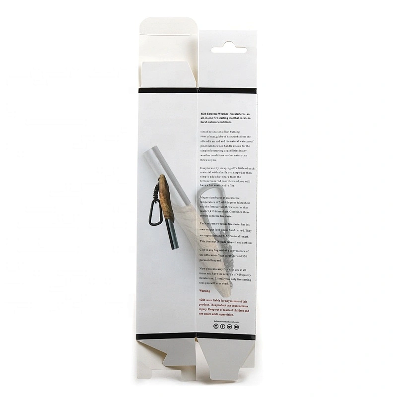 Custom 18pt 350gsm Cardboard Folding Small Packaging Boxes Reverse Tuck End PaperCard Flat Box with self hanger