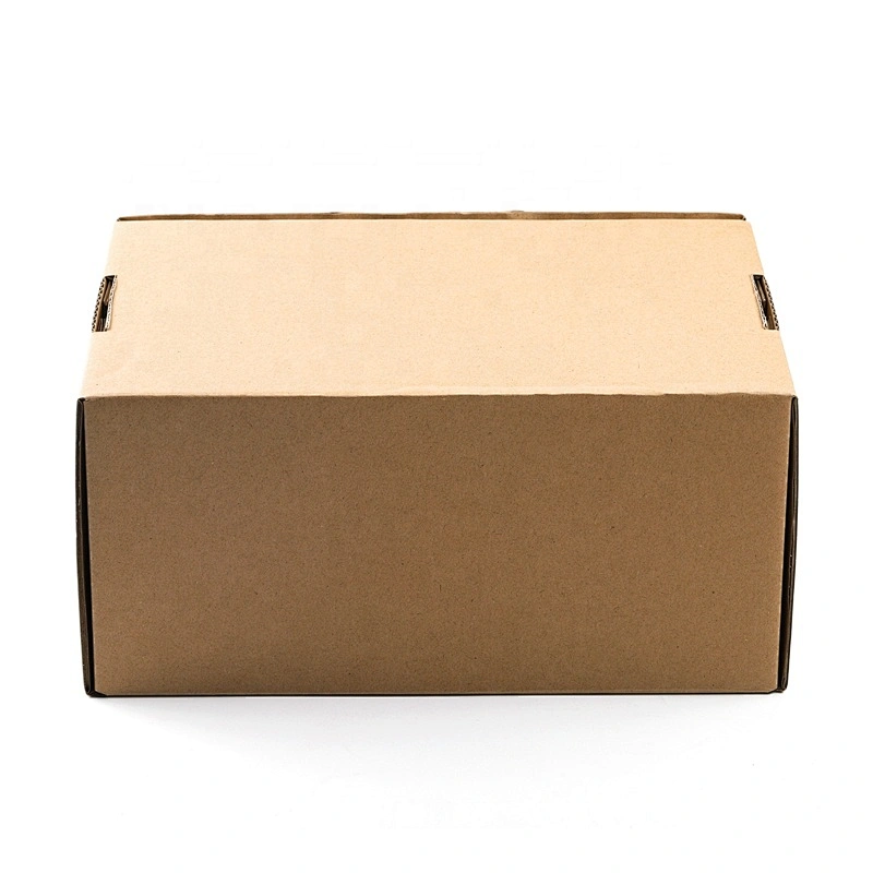 Wholesale Custom High Quality Recyclable Shoe Box One Piece Construction Corrugated Paper Packaging Box