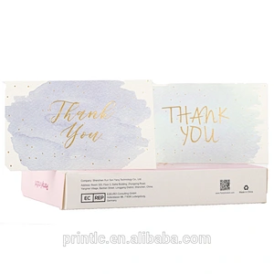 Custom greeting CARDS, custom thank you CARDS with logo envelopes
