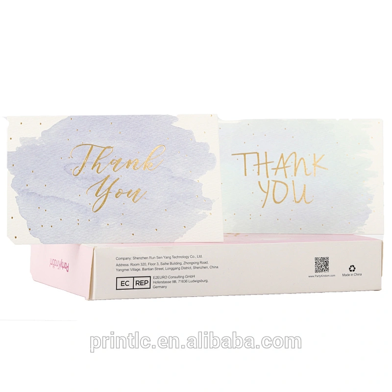 Custom greeting CARDS, custom thank you CARDS with logo envelopes