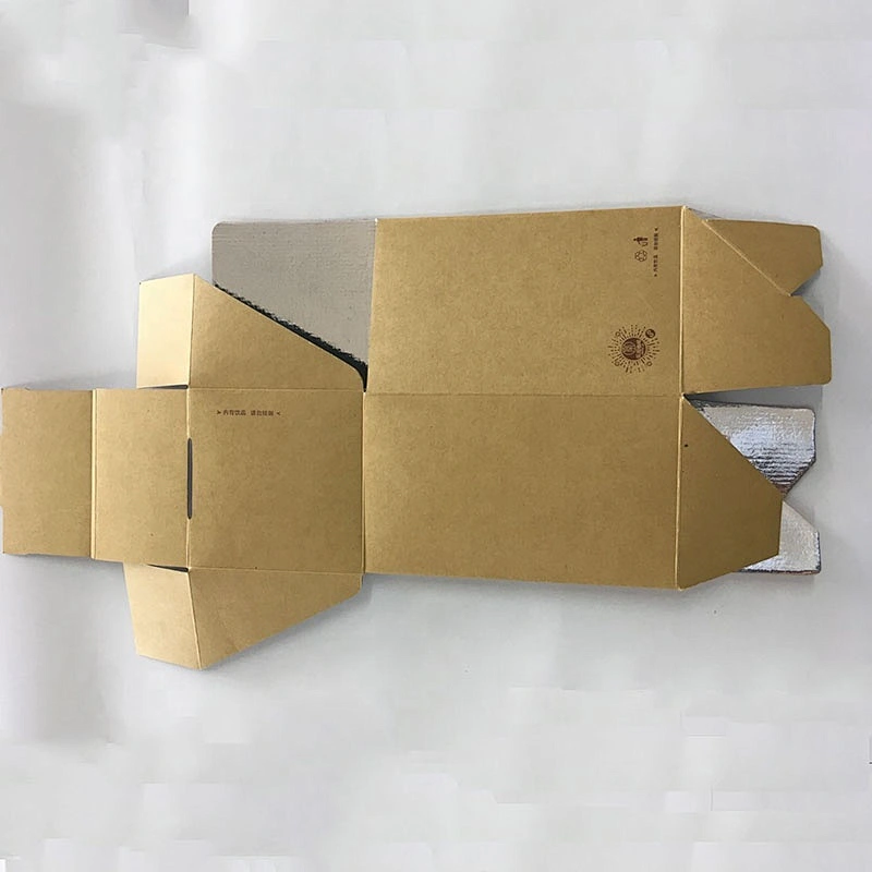 Customized Aluminum Foil Lined corrugated Tea box Coffee box packing