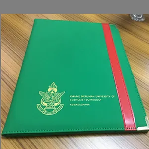 Customize certificate holder Type and PU Material leather certificate holder diploma cover