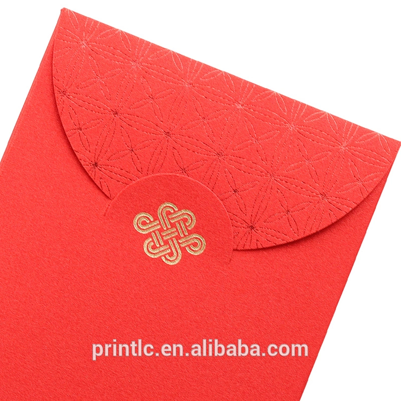Custom design Spring Festival Juan cloth style red envelope