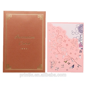 Envelope laser-cut wedding invitation Personalized wedding invitation printed custom design