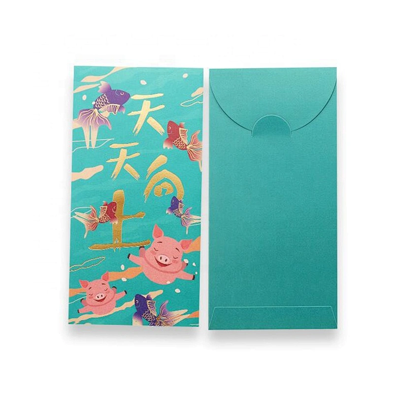Customize Advertising New Product China New Year Red pocket Pearl Paper Gift Red Envelope For Company Promotion