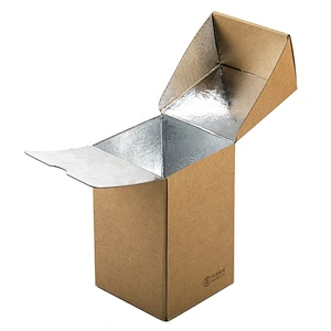 Customized Aluminum Foil Lined corrugated Tea box Coffee box packing