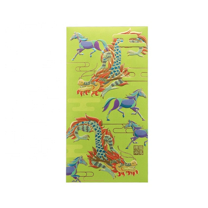 China Luxury New Design Custom Made Red Lucky Money  Envelope Pocket