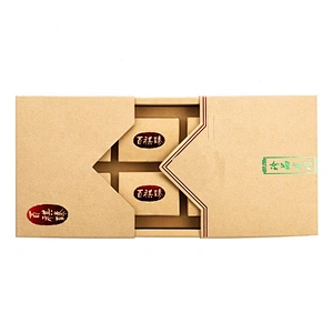 Luxury Custom Tea Paper Chocolate Flat Pack Gift Favor Box Packaging Contains Individual inner tray