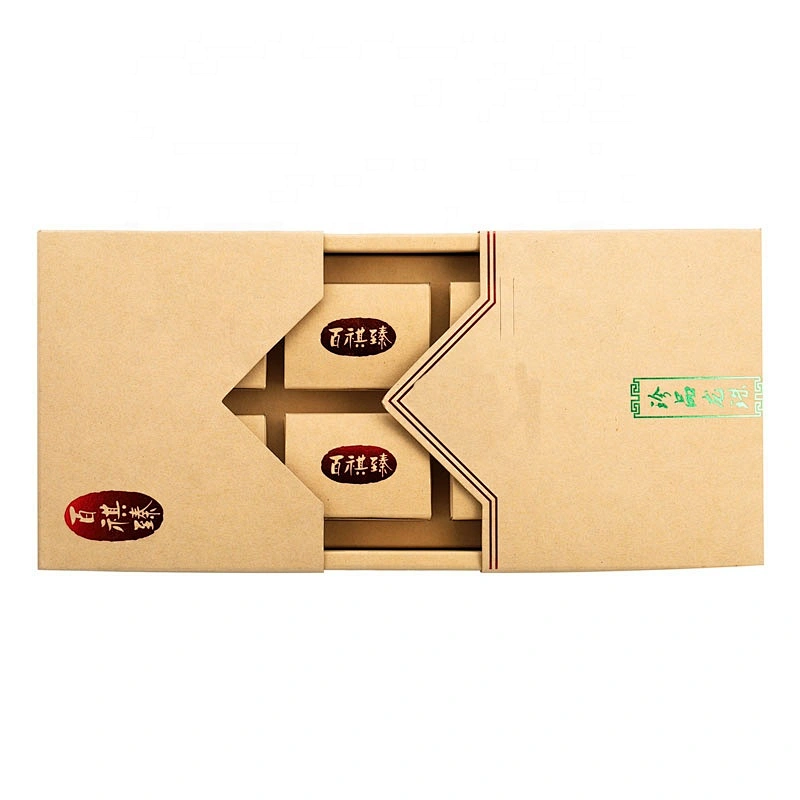 Luxury Custom Tea Paper Chocolate Flat Pack Gift Favor Box Packaging Contains Individual inner tray