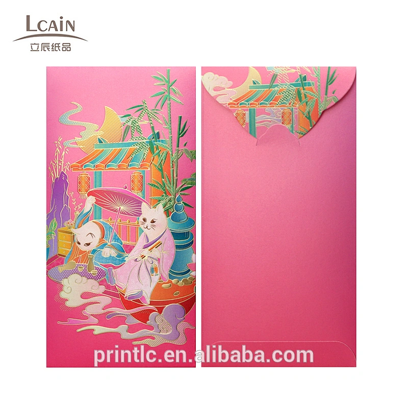 Chinese elements bump bronzing technology red envelope, retro wedding red envelope