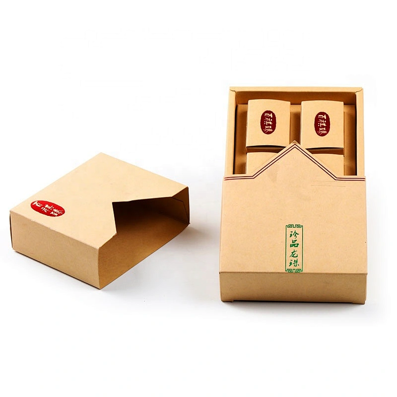 Luxury Custom Tea Paper Chocolate Flat Pack Gift Favor Box Packaging Contains Individual inner tray