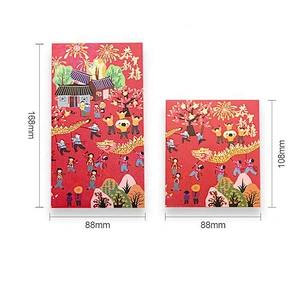Wholesale New product Chinese New Year Red Envelope Gift Envelope lucky Money Paper Envelope