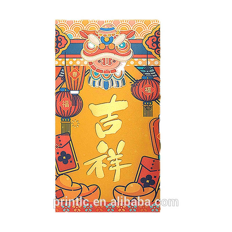 Custom designed lucky New Year money envelopes