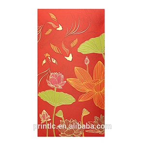 Wholesale Custom Luxury New Product Chinese New Year Red Envelope Pocket
