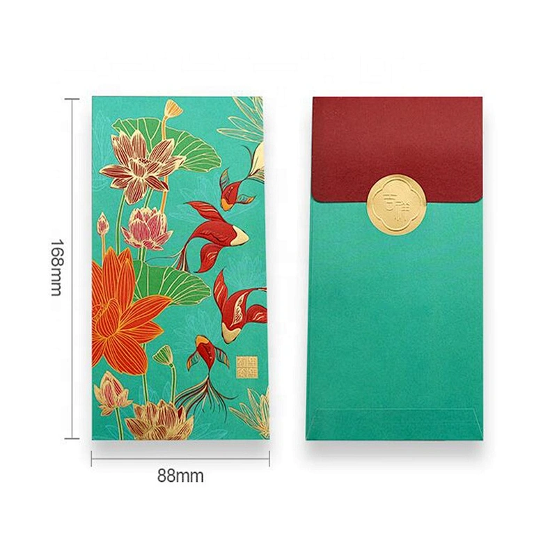 Wholesale Custom Luxury New Product Chinese New Year Red Envelope Pocket