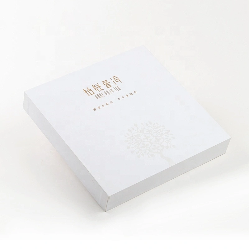 Luxury Custom Logo personalized Design Fancy paper cardboard Tea box tray handmade gift box base and lid Packaging