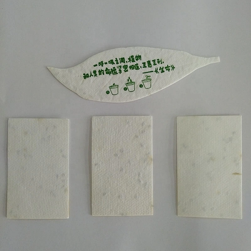 ECO-Friendly Biodegradable Plantable Seed Paper Hang Tag