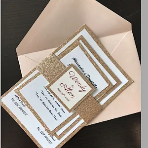 Hot Sale Laser cut Wedding invitation Personalize Invitation Card