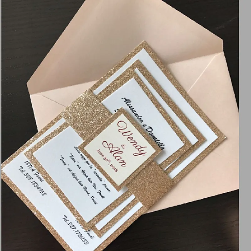 Hot Sale Laser cut Wedding invitation Personalize Invitation Card