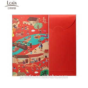 Chinese New Year red envelope custom designed for Spring Festival gift is a seal