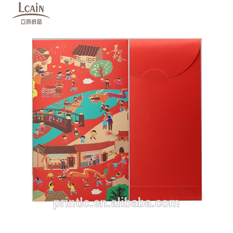 Chinese New Year red envelope custom designed for Spring Festival gift is a seal