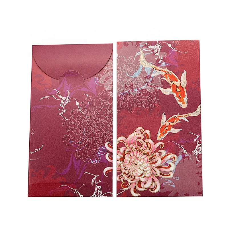 Custom Red Paper envelope Pocket Lucky money pocket New Year Red Gift Envelope