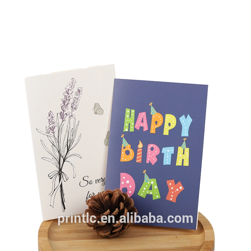Professional custom festival handmade art postcards postcard printing card design