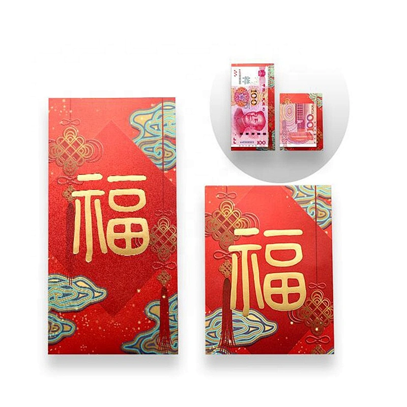 Wholesale Custom New Product Chinese Happy New Year Red Pocket Envelope With Company Logo