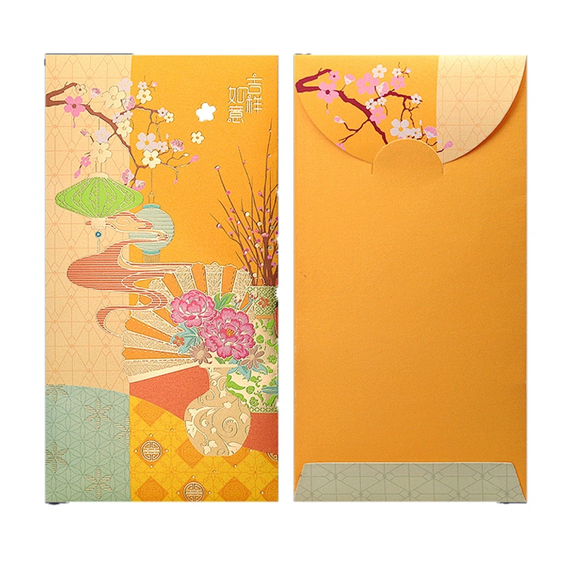 Custom purse-style envelope printing brush gift envelopes