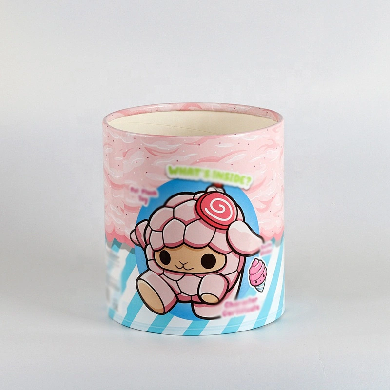Luxury Custom Candle Packaging Boxes Round Tube Paper Box In Guangzhou