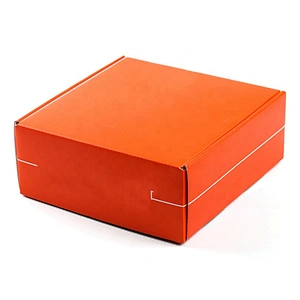 Custom Offset Printing One piece Foldable Corrugated Paper Mailer Small Snack Subscription Box Packaging